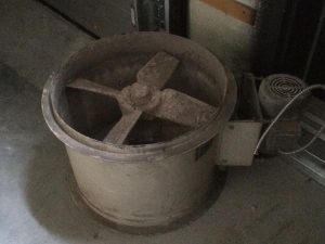 Ventilateur pour chambre à peinture