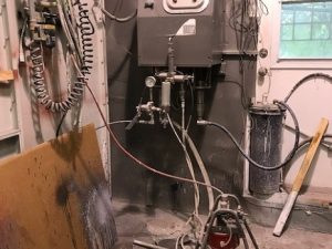 Pompe a peinture Pro-Mix Easy Electronic proportionner.